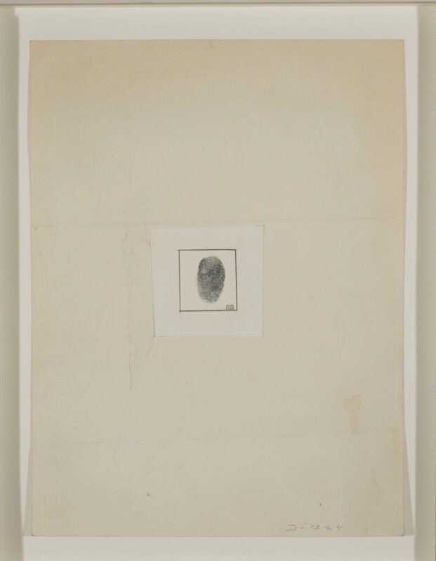 Robert Rauschenberg, ‘Self-Portait [for The New Yorker profile]’, 1964, Ink and graphite on paper, Robert Rauschenberg Foundation