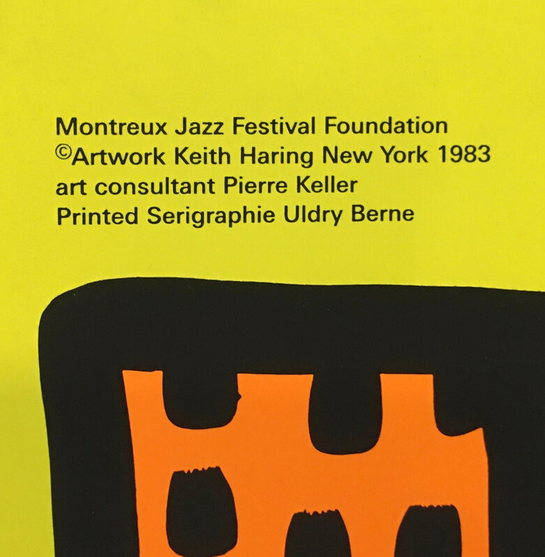 Keith Haring, ‘Montreux Jazz Festival (#A)’, 1983, Print, Very large silkscreen on paper, NCAG