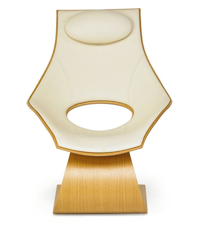Tadao Ando, ‘Dream chair’, 2000s, Design/Decorative Art, Ash laminated plywood, stitched leather, Denmark, Rago/Wright/LAMA/Toomey & Co.