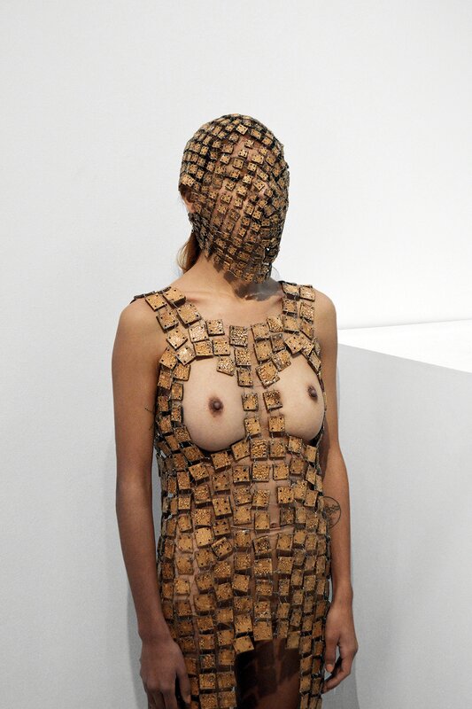 Alexis Martínez Gutiérrez, ‘Intruder’, 2015, Fashion Design and Wearable Art, Ceramic garment and durational performance, Deslave