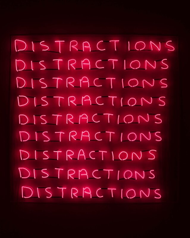 David Shrigley, ‘Distractions’, 2018, Installation, Neon, Stephen Friedman Gallery