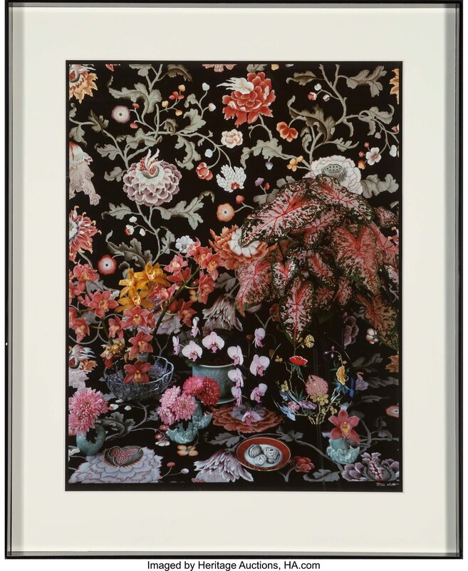 Don Worth, ‘Orchids and Caladiums, Mill Valley’, 1984, Photography, Dye destruction, Heritage Auctions