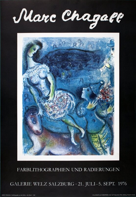 Marc Chagall, ‘Der Zirkus’, 1976, Print, Offset Lithograph, ArtWise