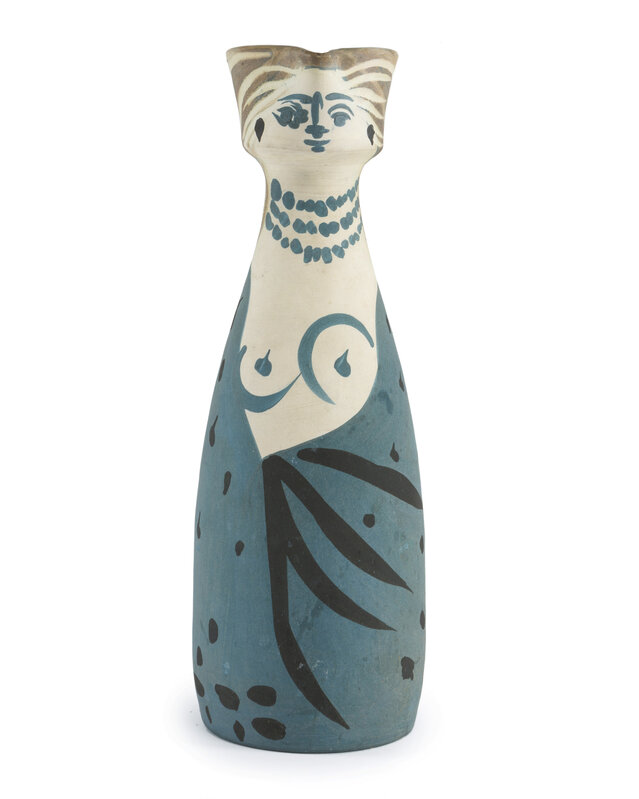 Pablo Picasso, ‘Femme (A.R. 301)’, Design/Decorative Art, Partially glazed and engraved ceramic pitcher, John Moran Auctioneers