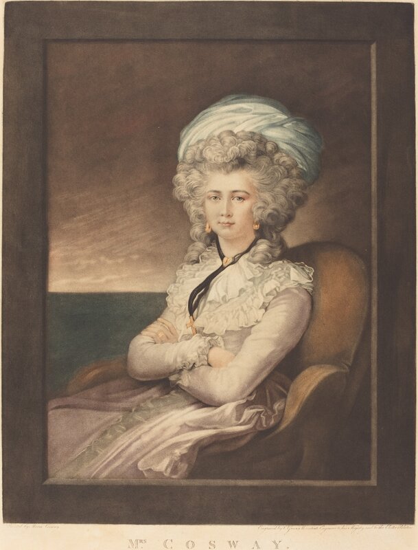 Valentine Green after Maria Cosway, ‘Maria Cecilia Louisa Cosway’, 1787, Print, Color mezzotint, National Gallery of Art, Washington, D.C.