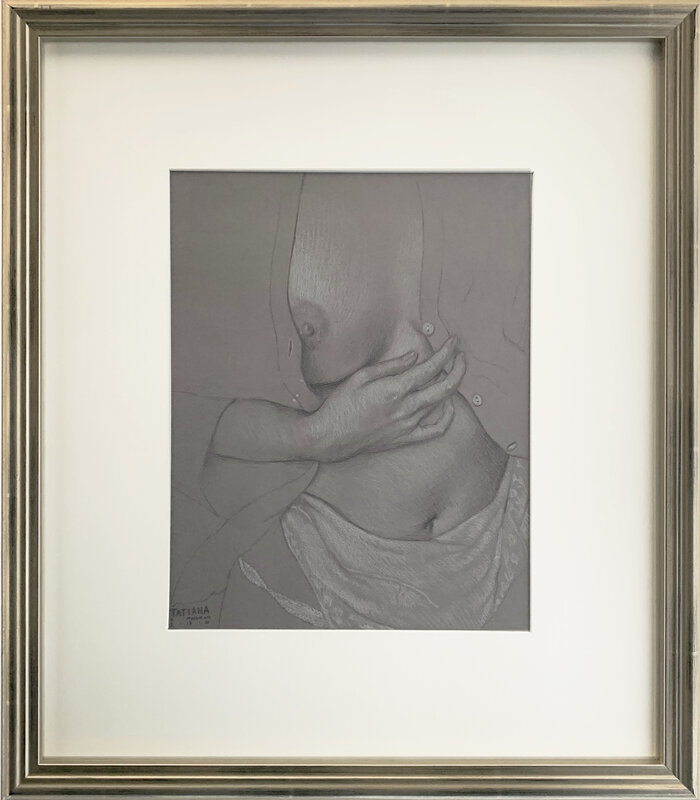 Daniel Maidman, ‘Tatiana’, 2020, Drawing, Collage or other Work on Paper, Pencil on paper, New York Academy of Art Benefit Auction
