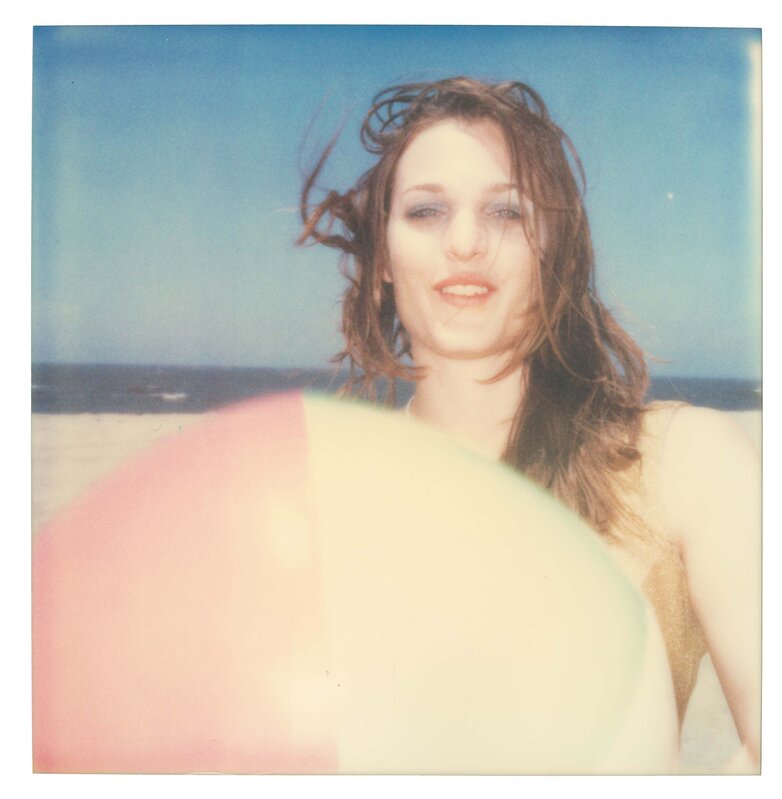 Stefanie Schneider, ‘Camille with Beach Ball (Beachshoot) - Original Polaroid Unique Piece’, 2005, Photography, Original Polaroid Unique Piece, Instantdreams