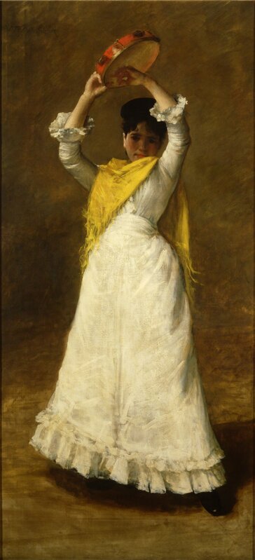 William Merritt Chase, ‘Portrait of Miss L. (Portrait of Angelica Hamilton Lawrence)’, 1892, Painting, Oil on canvas, Montclair Art Museum