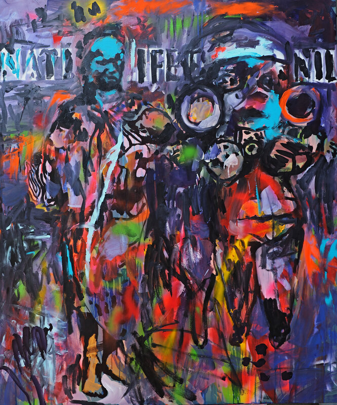 Kwame Sousa, ‘Spirit Batôndô’, 2020, Painting, Oil on canvas, MOVART