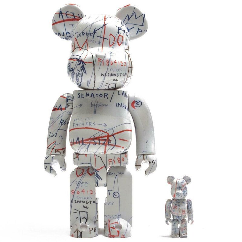 Jean-Michel Basquiat, ‘400% and 100% Bearbrick’, ca. 2018, Sculpture, Plastic, EHC Fine Art