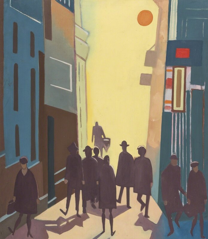 John Melville, ‘New York’, 1950, Painting, Oil on canvas, Forum Auctions