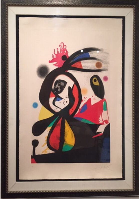 Joan Miró, ‘L'Aigrette.Roug’, 1976, Print, Etching, Aquatint with Carborundum on Arches Paper, ArtSpace / Virginia Miller Galleries