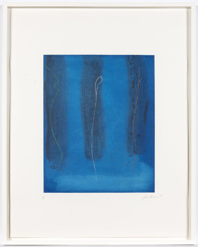 Helen Frankenthaler, ‘Midnight (H. 123)’, 1987, Print, Color etching, aquatint and drypoint on Magnani paper, Doyle