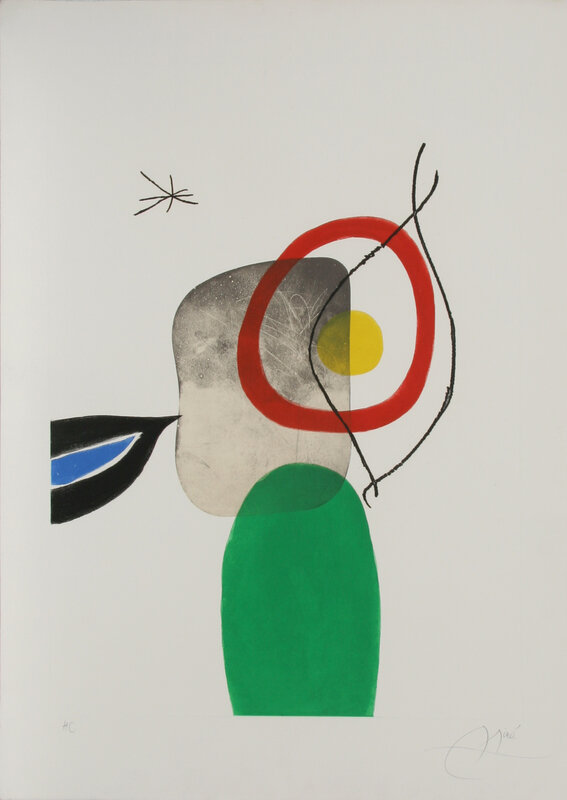 Joan Miró, ‘Tir a L'Arc’, 1972, Print, Etching and Aquatint, RoGallery