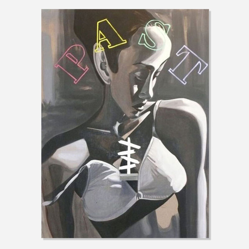 David Salle, ‘Distance from here’, 2007, Painting, Oil, mixed media (wooden elements) on linen, Artsy x Rago/Wright