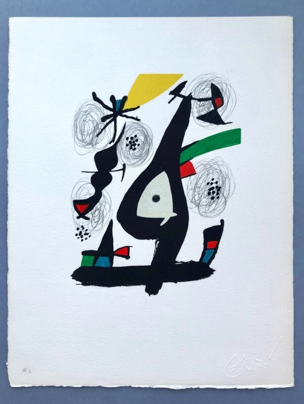 Joan Miró, ‘La Mélodie Acide - 1’, 1980, Print, Color lithograph, Cerbera Gallery