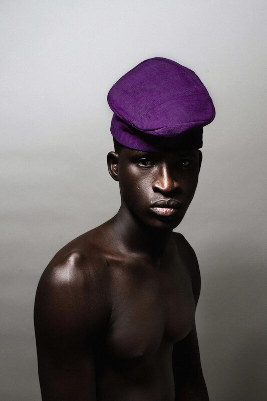 Lakin Ogunbanwo, ‘Untitled (Purple Hat)’, 2013, Photography, Archival ink-jet on Hahnemühle Photo Rag, WHATIFTHEWORLD