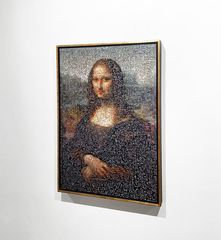 Andrea Morucchio, ‘Mona Lisa’, 2018, Print, Digital print ultraHD on Fuji Crystal DP II, acrylic glass, dibond, Bugno Art Gallery