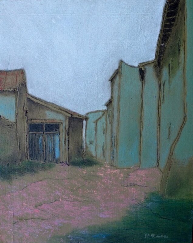 Andy Newman, ‘Back Street (Megiers)’, 2021, Painting, Oil on panel, Lily Pad Galleries