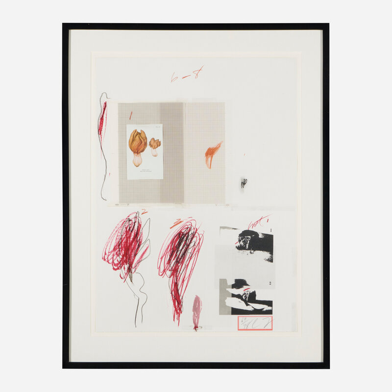 Cy Twombly, ‘Natural History, Part I, No. IX (from the Natural History Part I Mushrooms portfolio)’, 1978, Print, Lithograph in colors, grano-lithograph, collotype, photochrome, paper collage and crayon on Rives Couronne, Rago/Wright/LAMA/Toomey & Co.