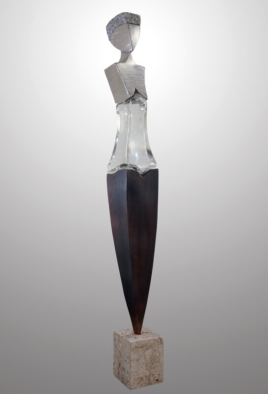 Johannes Von Stumm, ‘Grace’, 2017, Sculpture, Stone, glass, bronze, Gallery Different