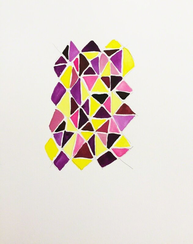 Jessica Eldredge, ‘Kaleidoscope 5’, Drawing, Collage or other Work on Paper, Fiber reactive dye on paper, InLiquid