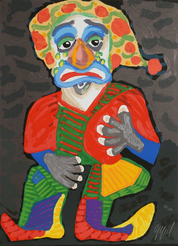 Karel Appel, ‘Pagliacci’, 1983, Print, Lithograph, RoGallery
