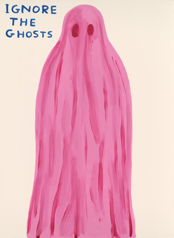 David Shrigley, ‘Ignore the Ghosts’, 2022, Print, Screenprint in colours, GSAA