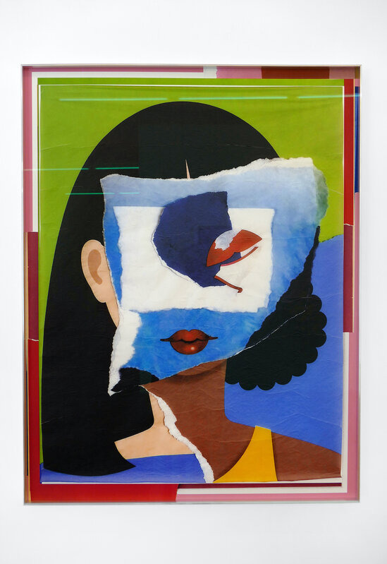Marina Faust, ‘Most Moonlight’, 2019, Mixed Media, Pigment print on silk tissue paper on matt paper, Xippas