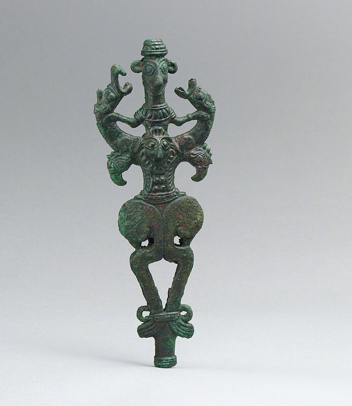 Unknown Iranian, ‘Top for standard’, ca. 8th century B.C., Sculpture, Bronze, The Metropolitan Museum of Art