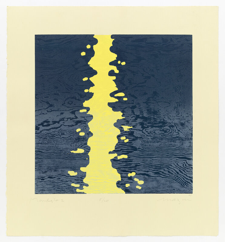 Michael Mazur, ‘Moonlight 2’, 2007, Print, Woodcut, Mary Ryan Gallery, Inc