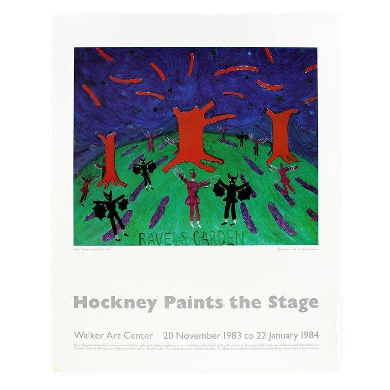 David Hockney, ‘Ravel's Garden’, 1983, Posters, Offset lithograph on Paper, Baldwin Contemporary