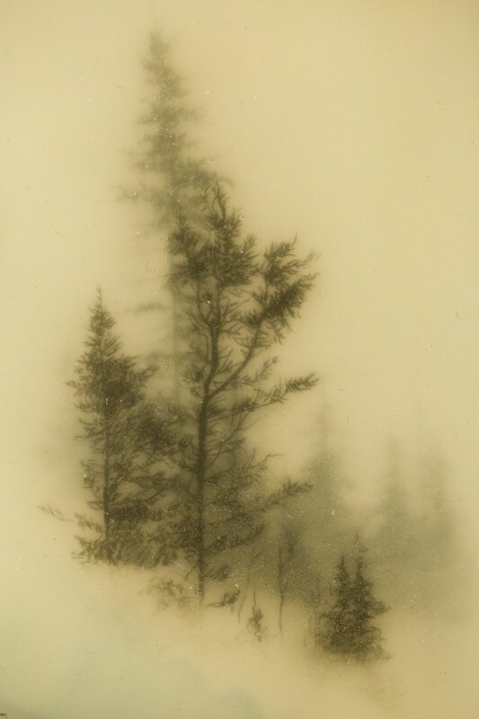 Brooks Salzwedel, ‘Blue Mtn II’, 2018, Drawing, Collage or other Work on Paper, Graphite, inkjet, acrylic, tape,  mylar, and resin on panel, Paradigm Gallery + Studio