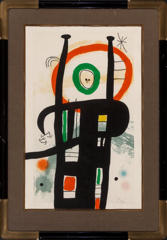 Joan Miró, ‘Le grand ordinateur’, 1969, Print, Etching and aquatint printed in colors with carborundum on Arches paper, Heritage Auctions