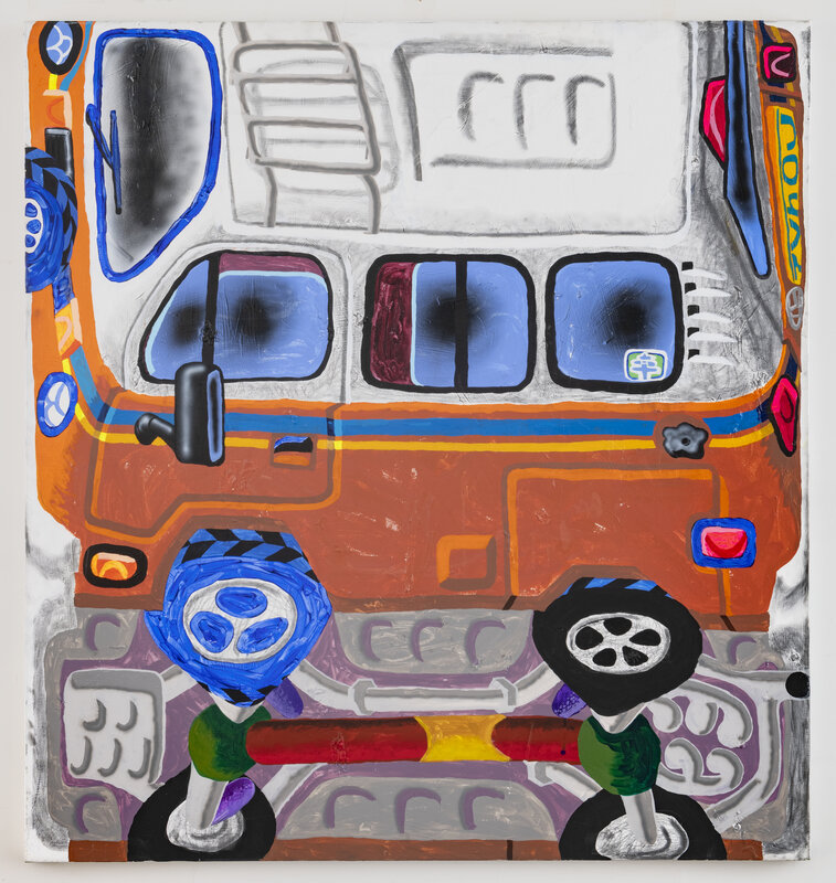 Royal Jarmon, ‘VW Bus’, 2018, Painting, Acrylic on canvas, Over the Influence