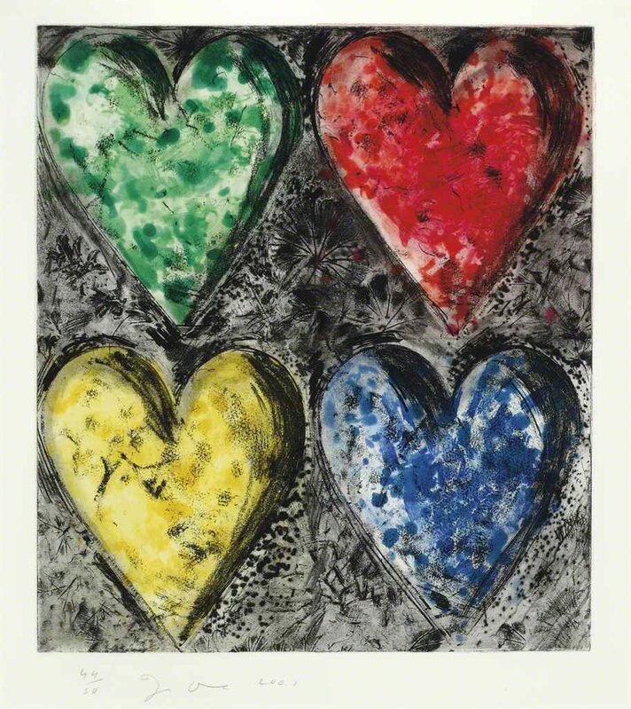 Jim Dine, ‘Watercolor in the Galilee’, 2001, Print, Etching with Aquatint in Colors, Adamar Fine Arts