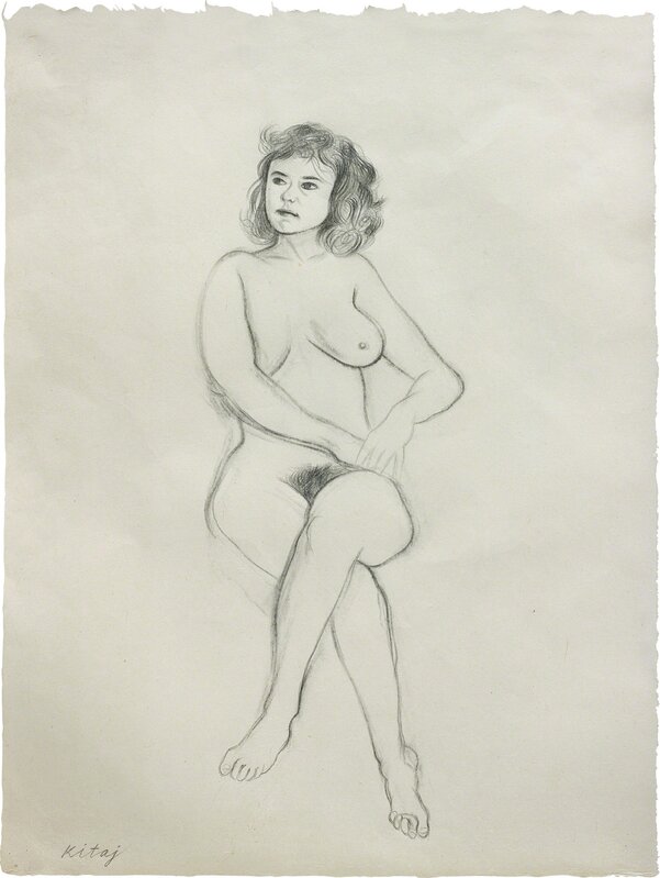 R. B. Kitaj, ‘Lauren’, 1983, Pencil on Japanese paper, Phillips