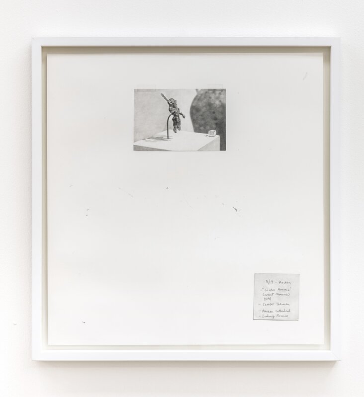 Anna Plesset, ‘Record 3 (Page 24 from Klaus Mosch-Wicke's "Schäferberg")’, 2019, Drawing, Collage or other Work on Paper, Graphite on paper, Jack Barrett 