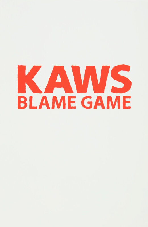 KAWS, ‘'Blame Game' II’, 2014, Print, Silkscreen Print, Arton Contemporary