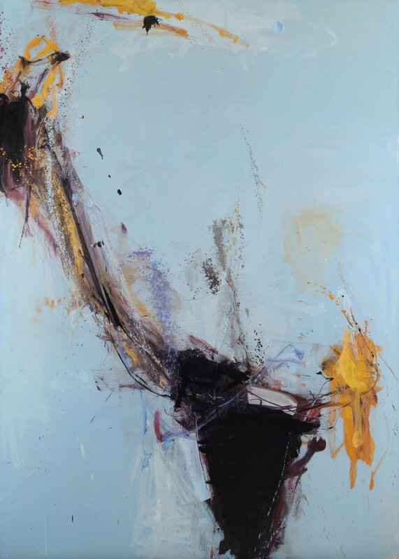 Tom Lieber, ‘Blue Dive’, 2020, Painting, Oil on canvas, Dolby Chadwick Gallery