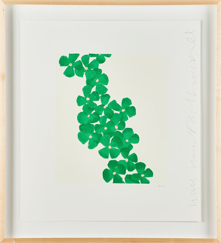 Donald Sultan, ‘Wallflowers’, 2008, Print, Screenprint in colors (framed), Rago/Wright/LAMA/Toomey & Co.