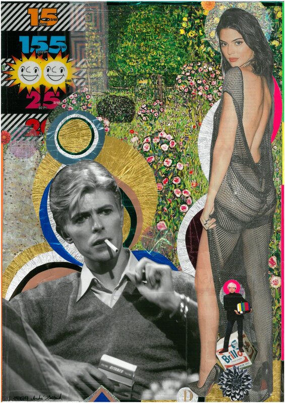 Andre Boitard, ‘David Bowie’, 2017, Mixed Media, Collage, Lepsien Art Foundation