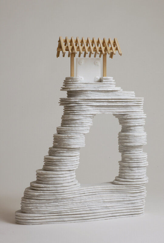 Isao Sugiyama, ‘SANTUARIO 298°’, 2008, Sculpture, Marble and wood, Tokyo Gallery + BTAP