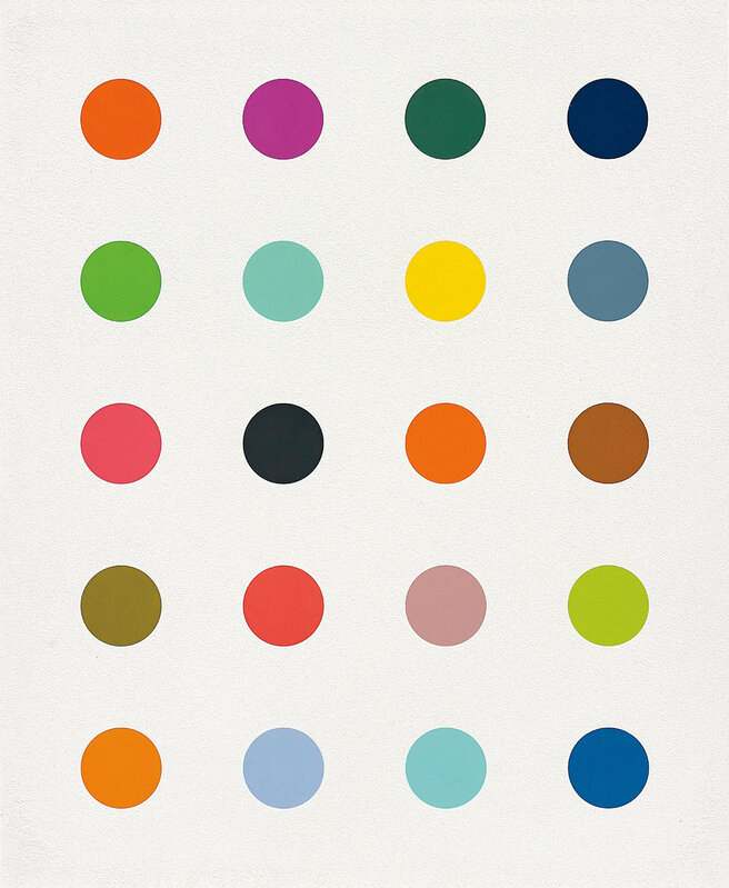 Damien Hirst, ‘3-Methylthymidine White’, 2014, Print, Screenprint in colours with diamond dust, on Somerset paper, the full sheet., Phillips