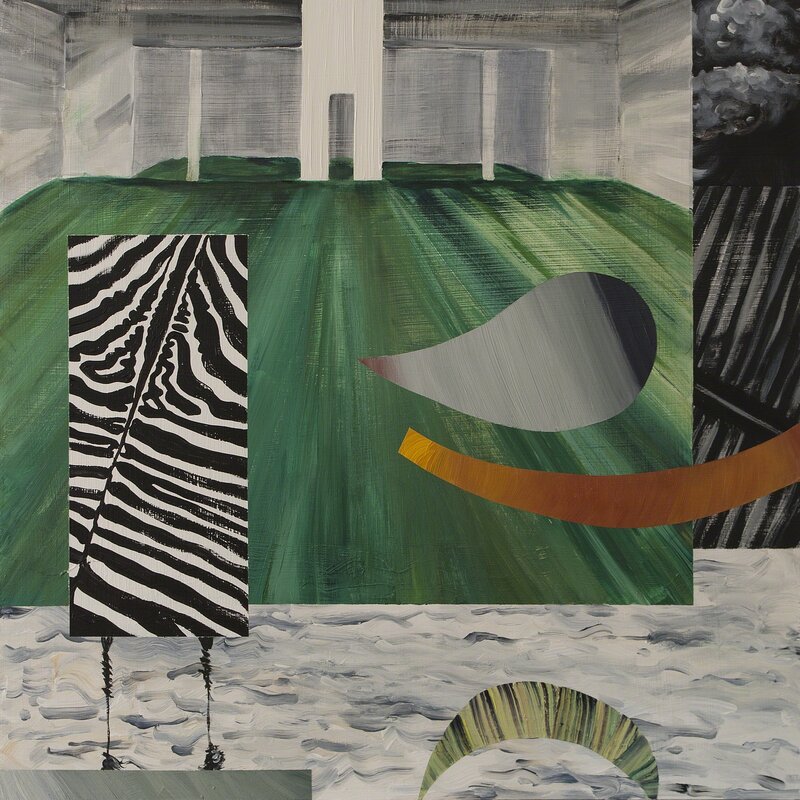 Larita Engelbrecht, ‘Stripes’, 2018, Painting, Oil & Acrylic On Board, EBONY/CURATED