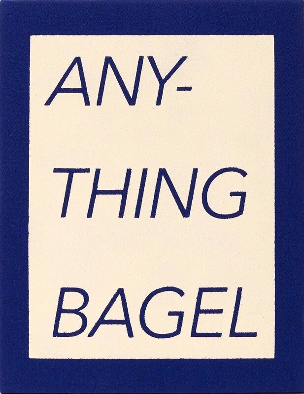 Ben Skinner, ‘Anything Bagel’, 2017, Painting, UV direct print and acrylic on MDF, Uprise Art