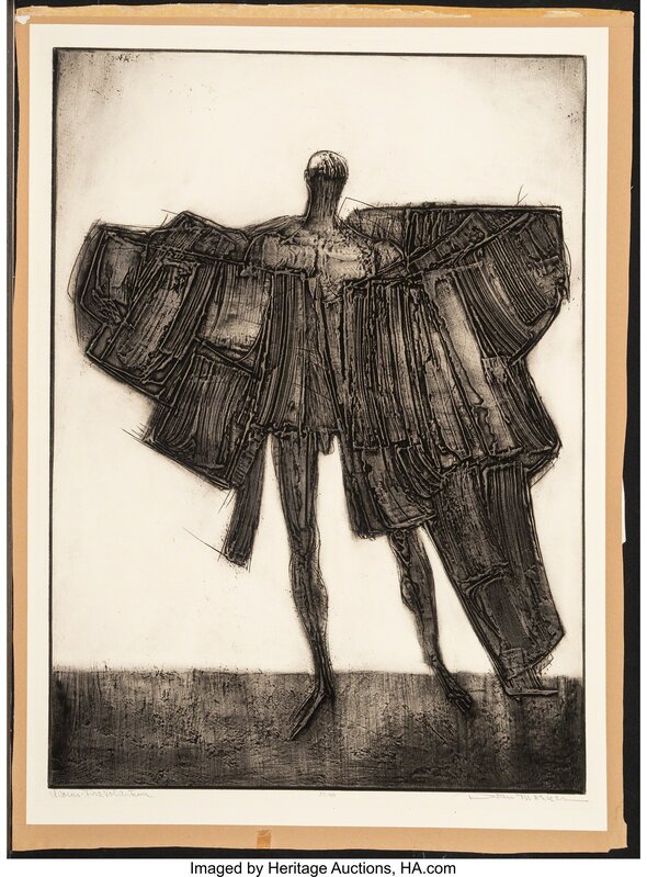 Dean Meeker, ‘Icarus-Prevolantium’, c. 1976, Print, Etching on paper, Heritage Auctions