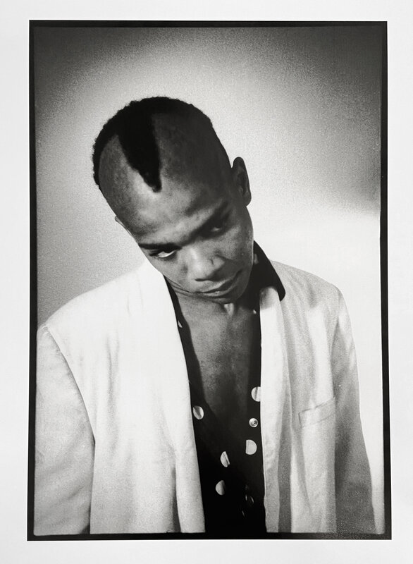 Nicholas Taylor, ‘Jean-Michel Basquiat photograph by Nick Taylor of Gray’, 1979/printed later, Photography, Archival inkjet print, Lot 180 Gallery
