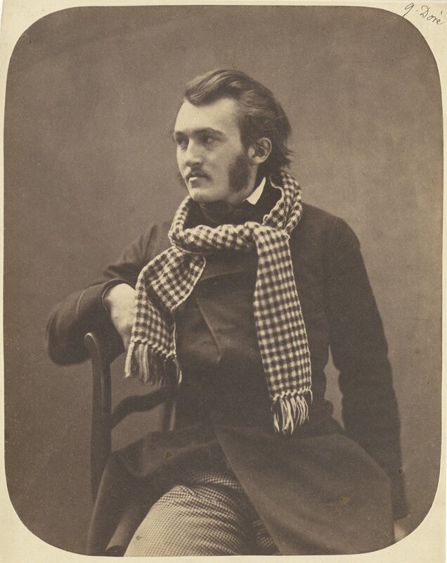 Nadar, ‘Gustave Dor‚’, 1856-1858, Salted paper print, J. Paul Getty Museum