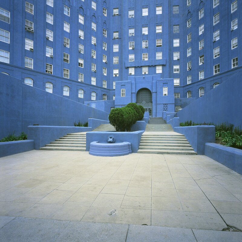 Daniel Mirer, ‘Blue Building. Los Angeles, California, USA’, 2006, Photography, C-Type print, Elliott Gallery
